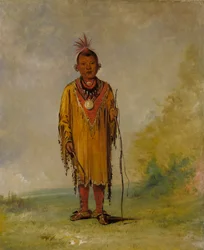 Me-sóu-wahk, Capelli di cervo, Figlio prediletto di Kee-o-kúk, 1835