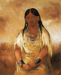 Mún-ne-o-ye, una donna, 1832