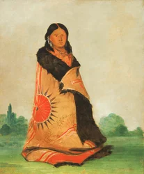 Mong-shóng-sha, Salice piegato, moglie del grande capo, 1832