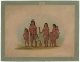 Capo Orejona e famiglia