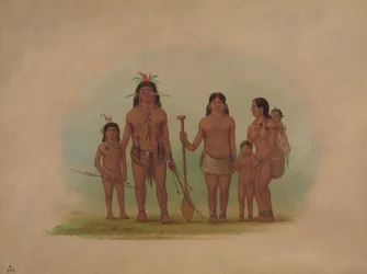 Capo Orejona e famiglia, 1854-1869
