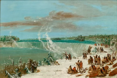 Portage intorno alle cascate del Niagara a Table Rock