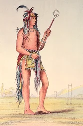 Giocatore di palla Sioux Ah-No-Je-Nange, 