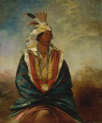 Tel-maz-há-za, un guerriero di distinzione, 1834