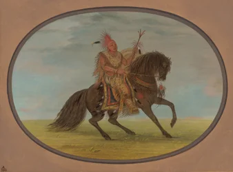 La volpe in corsa su un bel cavallo - Saukie, 1861-1869