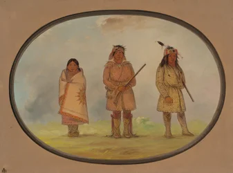Tre indiani Delaware, 1861-1869