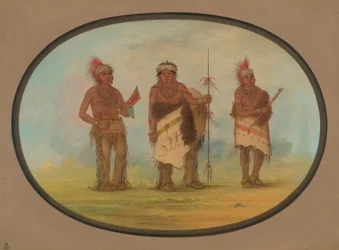 Tre indiani Iowa, 1861-1869