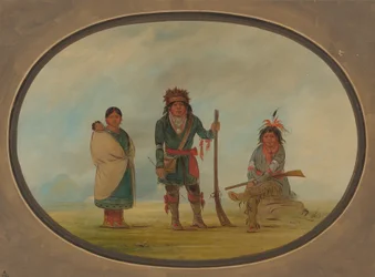 Tre indiani Micmac, 1861-1869