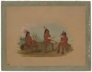 Tre giovani uomini Chinook