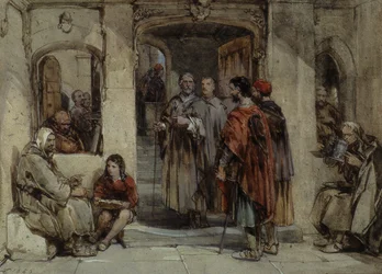 Una scena di vita monastica, 1850