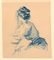 Donna seduta