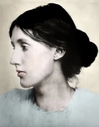 Ritratto della scrittrice inglese Virginia Woolf
