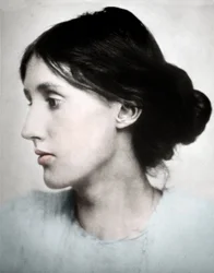 Ritratto della scrittrice inglese Virginia Woolf (foto)