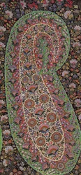 Disegno di tessuto per scialli Paisley, c.1871