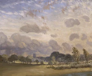 Chiesa di Clavering (olio su tela)