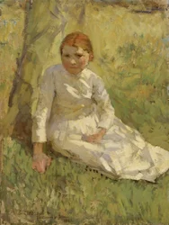 Ragazza in un campo