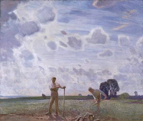 Nei campi a giugno, 1914