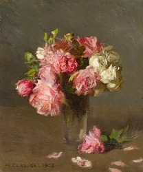 Rose in un vaso