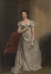 Harriet Smithson come Miss Dorillon, in "Wives as They Were, and Maids as They Are" di Elizabeth Inchbald