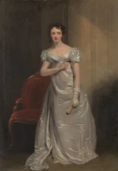 Harriet Smithson come Miss Dorillon, in "Wives as They Were, and Maids as They Are" di Elizabeth Inchbald