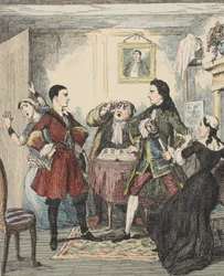 Audacia di Jack Sheppard, illustrazione da Jack Sheppard: Un Romanzo di William Harrison Ainsworth, pub. 1839