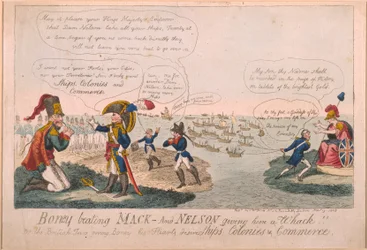 Boney che Batte Mack - E Nelson che Gli Dà una Sberla!, 1805