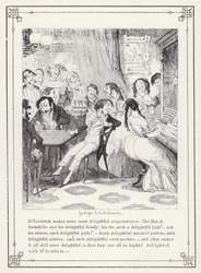 Illustrazione per Il Libro del Celibe, o Il Progresso di Mr Lambkin (Gent) (incisione)