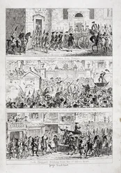 Il viaggio di Jack da Newgate a Tyburn, illustrazione da 