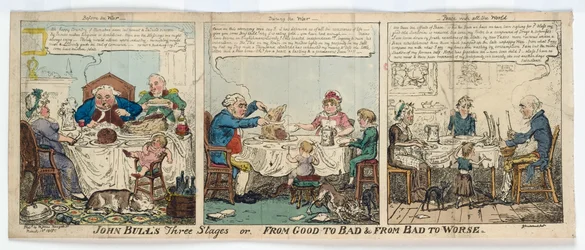 Le tre fasi di John Bull, o, Dal bene al male e dal male al peggio, 1815