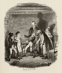 La ricezione di Oliver da parte di Fagin e dei ragazzi, da 