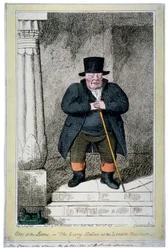 Uno dei leoni - o la statua vivente al Museo di Londra