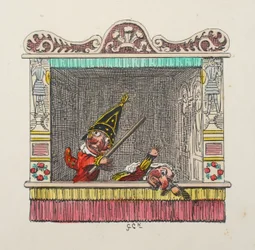 Punch e Judy da Punch e Judy, pub. 1827