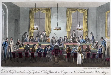 Tavolo da gioco al Palais Royal - in “Life in Paris”