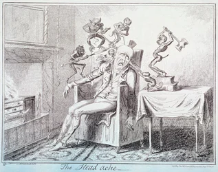 Il mal di testa, 1835