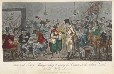 Tom e Jerry "Mascherandosi" tra i mendicanti nei "bassifondi neri," nella Terra Santa, 