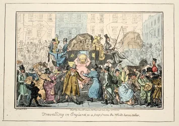 Viaggiare in Inghilterra - o uno sguardo dalla White Horse Cellar, pub. 1835