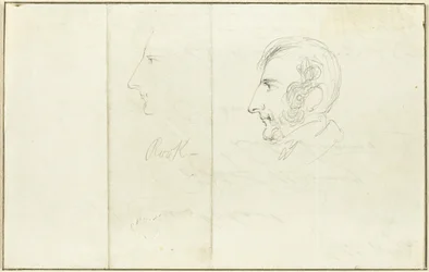 Due autoritratti di profilo