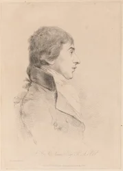 Ritratto di J.M.W. Turner, R.A., 1800 circa (acquaforte)