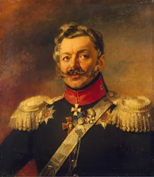 Ritratto del conte generale Peter Petrovich von der Pahlen 1777-1864, prima del 1825