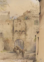 Porta in cima alla città vecchia, San Remo