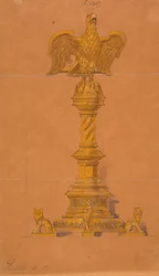 Designs executed for Jones and Willis, metal and wood-workers and church furniture manufacturers of Birmingham and London