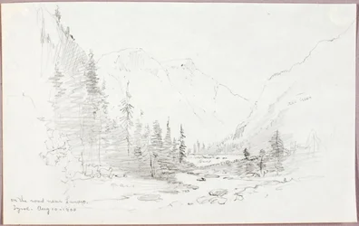 Sulla strada vicino a Landro, in Tirolo