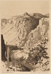 Schizzo sul sentiero Apache, Arizona