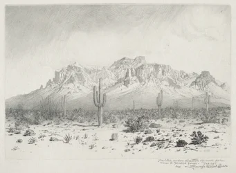 Montagna della Superstizione, Sentiero Apache, Arizona (n.1)