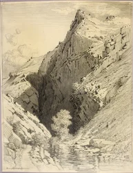 Senza titolo (disegno di trasferimento per il Bear Creek Canyon, Denver, Colorado)