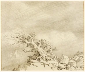 Senza titolo (disegno di trasferimento per Storm near Timberline)