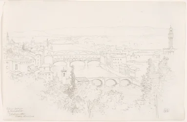 Vista da S. Miniato, Firenze
