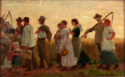 La luna del raccolto, 1881
