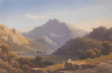 Snowdon da Llyn Nantlle, Galles del Nord, 1832