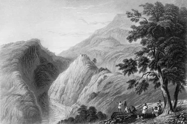 Vista vicino a Kursalee, 1838